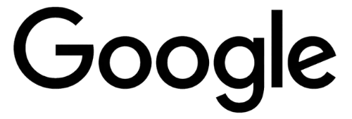 Google Logo in Black